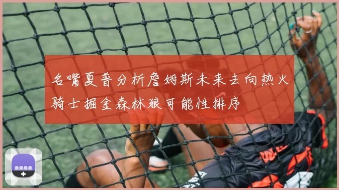 名嘴夏普分析詹姆斯未来去向热火骑士掘金森林狼可能性排序